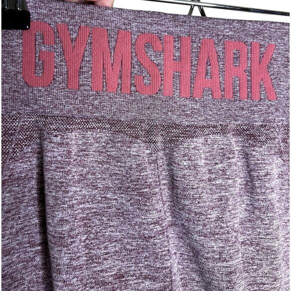 Gymshark High Waisted Flex Legging Workout Gorpcore Yoga Berry Rose Women Medium - Picture 4 of 5